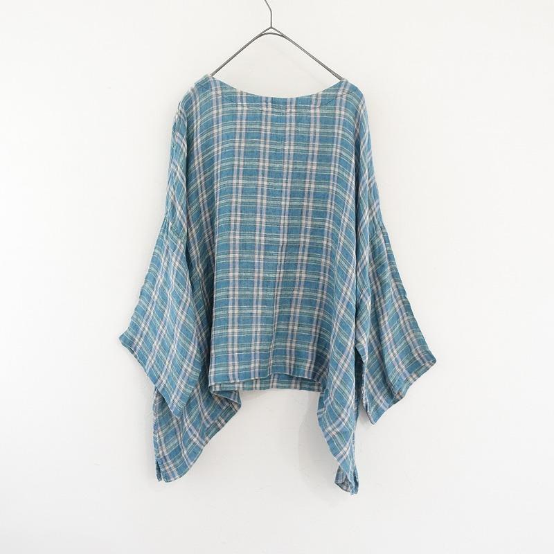 nest Robe（ネストローブ） *リネンガーゼマドラスチェックワイド 