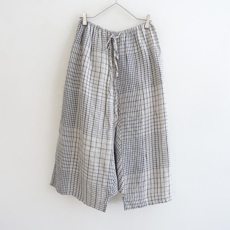 ICHI Antiquites イチ アンティークス Antiquite's *Linen check