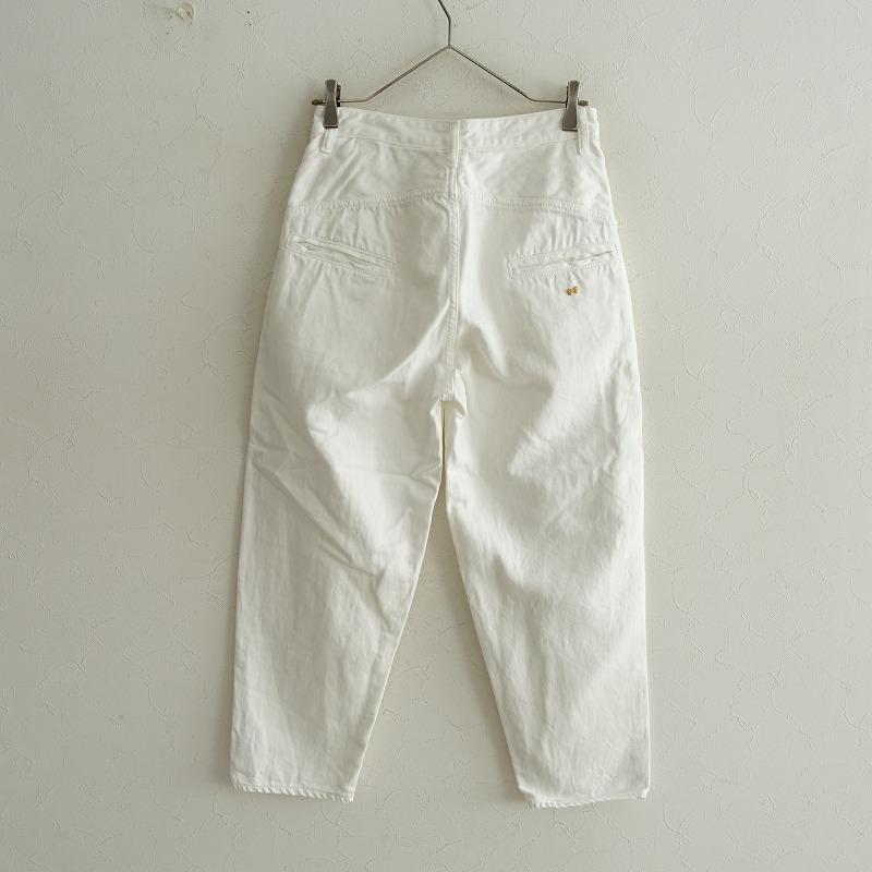 ミナペルホネン　always デニム　ホワイト mina perhonen always バルーンワイドデニム (ホワイト) - ミナ