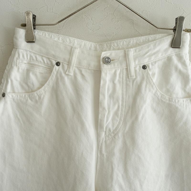 ミナペルホネン　mina perhonen ホワイトデニム　ジーンズ mina perhonen 【定価3.6万】ミナペルホネン *always ロール