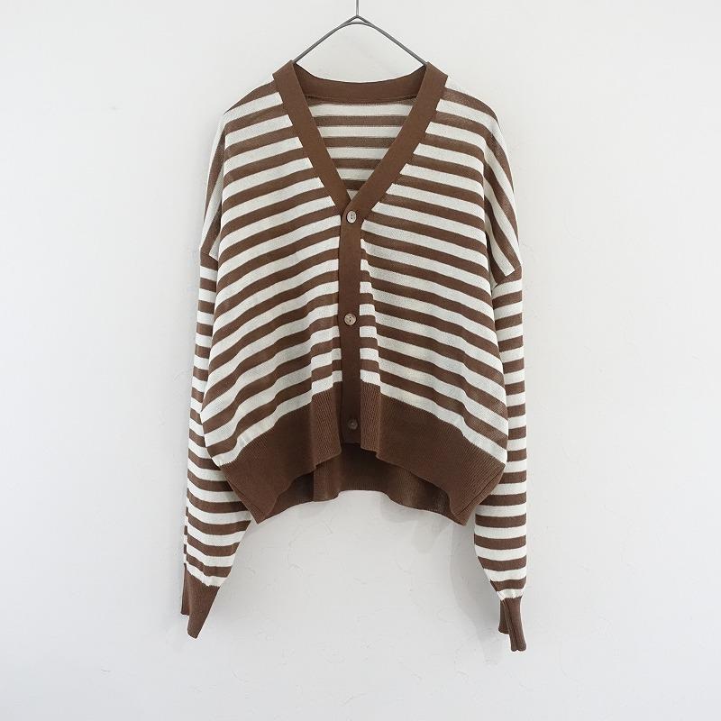 journal standard luxe シアーテンジク Vネックカーディガン journal