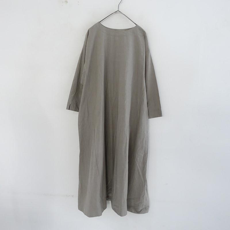 Yoli YL-OP09-2024SS ボートネックワンピース 定価3.6万】ヨリ Yoli *ボートネックワンピース*1コットンAライン