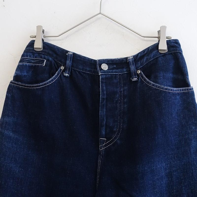 mina perhonen（ミナペルホネン） *always ワイドデニムパンツ*38綿麻