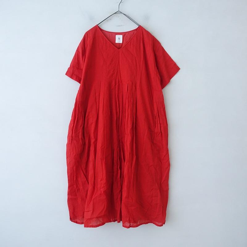 メゾンドソイル maison de soil *コットンタックワンピース*1  