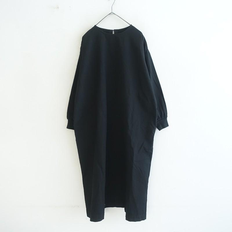 prit（プリット） *コットンロングワンピース*綿薄手ドレスノーカラー