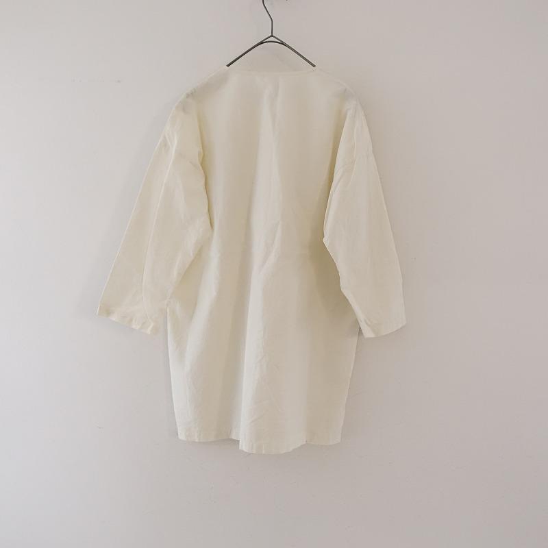 TOUJOURS（トゥジュー） *コットンヘンリーネックシャツ*Fプルオーバー 