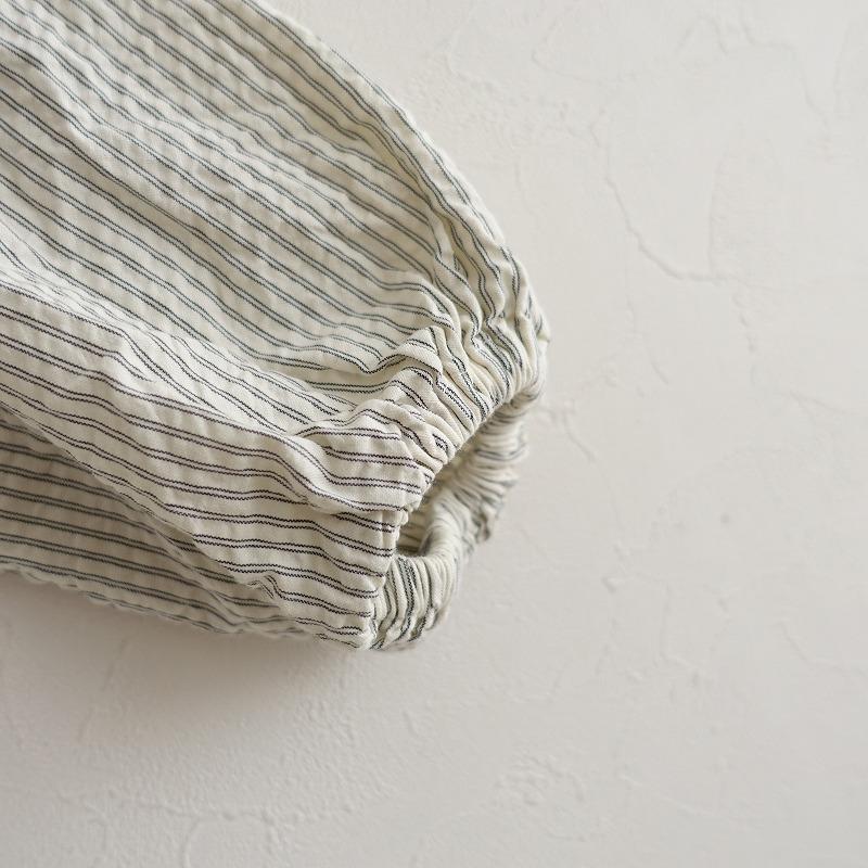 BEARDSLEY（ビアズリー） *ストライプギャザーシャツワンピース*0