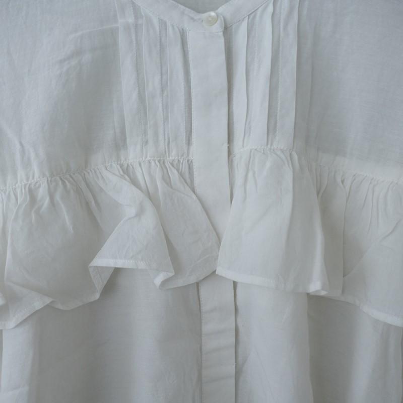 CASA FLINE  フリルブラウス コットンフリルブラウス – CASA FLINE