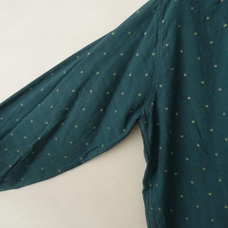 2023SS/定価6.1万】インジリ injiri *FRILL DOT BLOUSE*Mシャツ長袖 