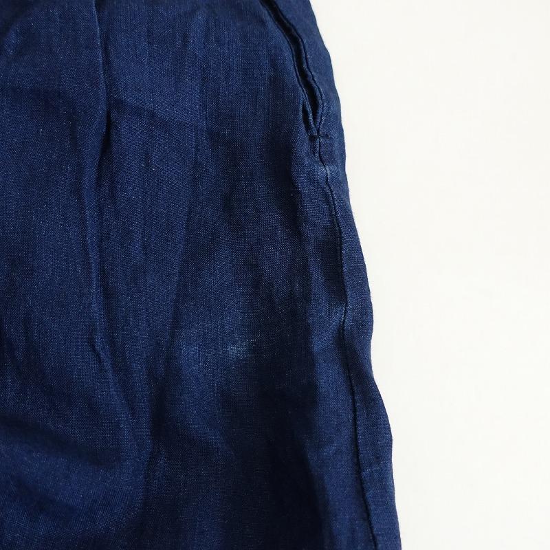 nest Robeインディゴリネンギャザー サルエルパンツ nest Robeインディゴリネンギャザー サルエルパンツ nest Robe