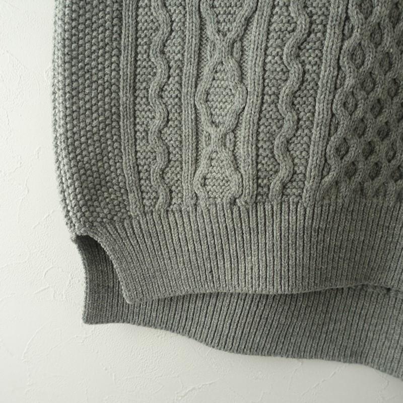 Morris & Sons（モリスアンドサンズ） *ケーブルニットプルオーバー*0