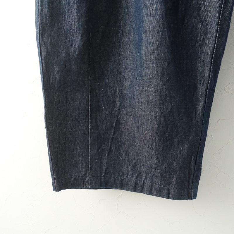 ヌウノ nuuno. *コッペパンツ*ゴムワイドカーブコクーン綿麻コットン