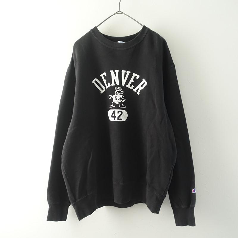 Champion CB-B024 ブラック Mサイズ スウェット 2024AW/定価1.2万】チャンピオンChampion *SLOBE別注 オーバー