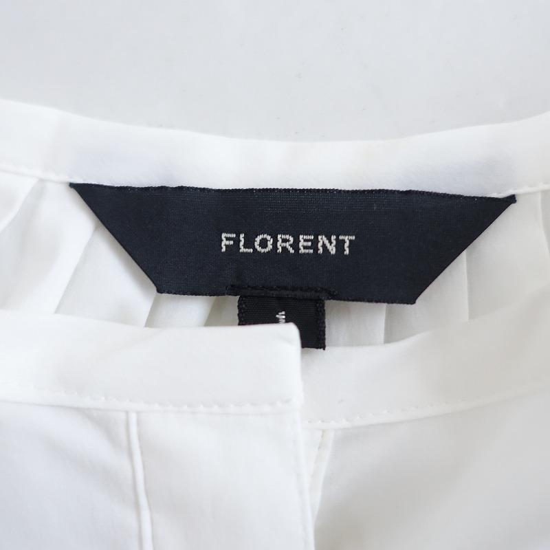 FLORENT（フローレント） *ストレッチプルオーバーシャツ 1*白ホワイト 