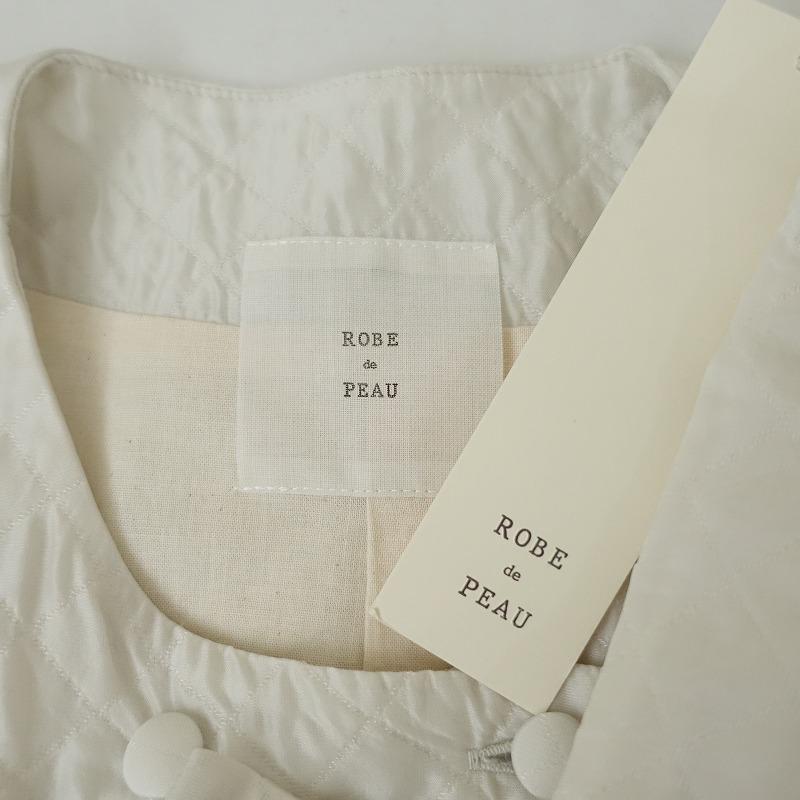 ROBE de PEAU 【定価2.9万】ローブデポー *ノーカラー ROBE de PEAU 【定価2.9万】ローブデポー *ノーカラー