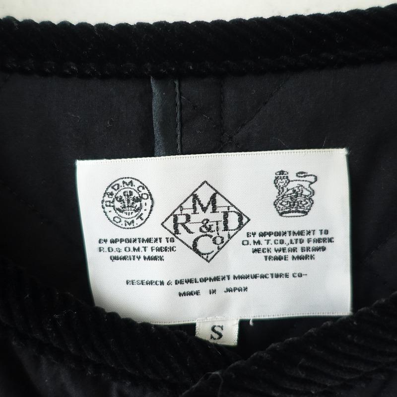 オールドマンズテーラー R&D.M.Co- *キルティングコート*S中綿ブラック