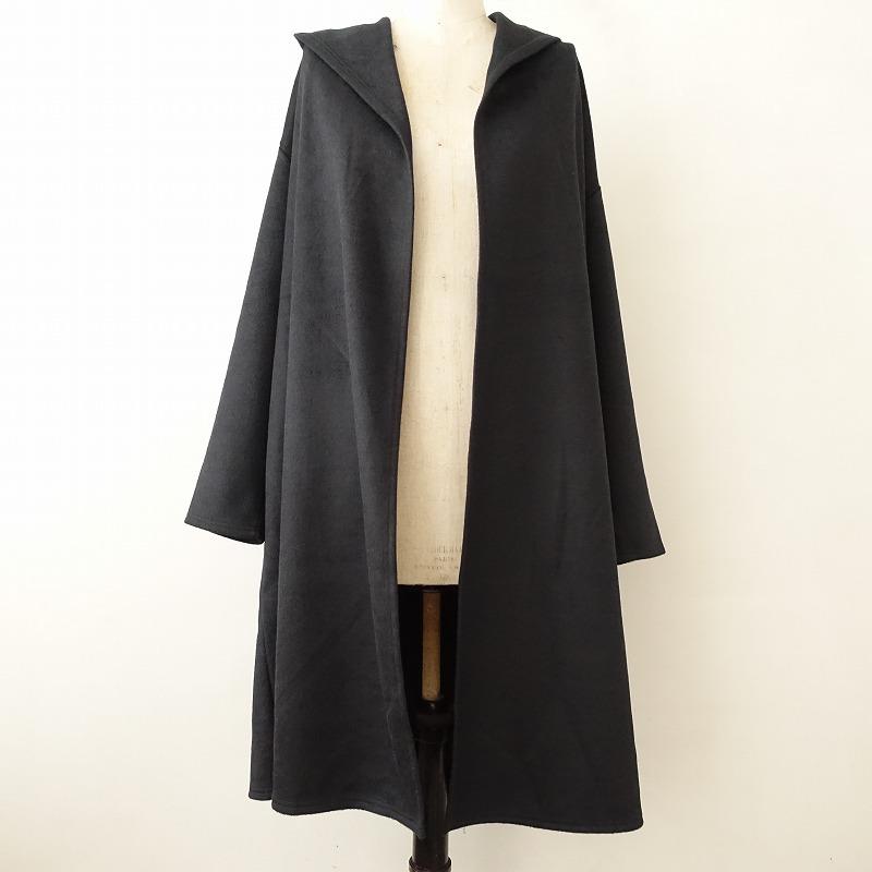 美品】ミズイロインド mizuiro-ind *フード付き羽織ロングコート