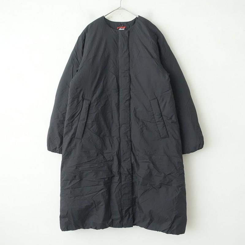 ゴーシュ 【美品/定価4.4万】ナンガ NANGA *ノーカラーダウンコート*WS