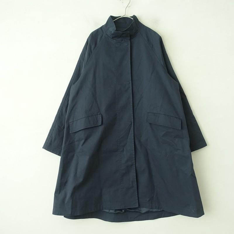 JOURNAL STANDARD スタンドカラーテントコート 紺 JOURNAL STANDARD（ジャーナルスタンダード）の「スタンドカラーテント