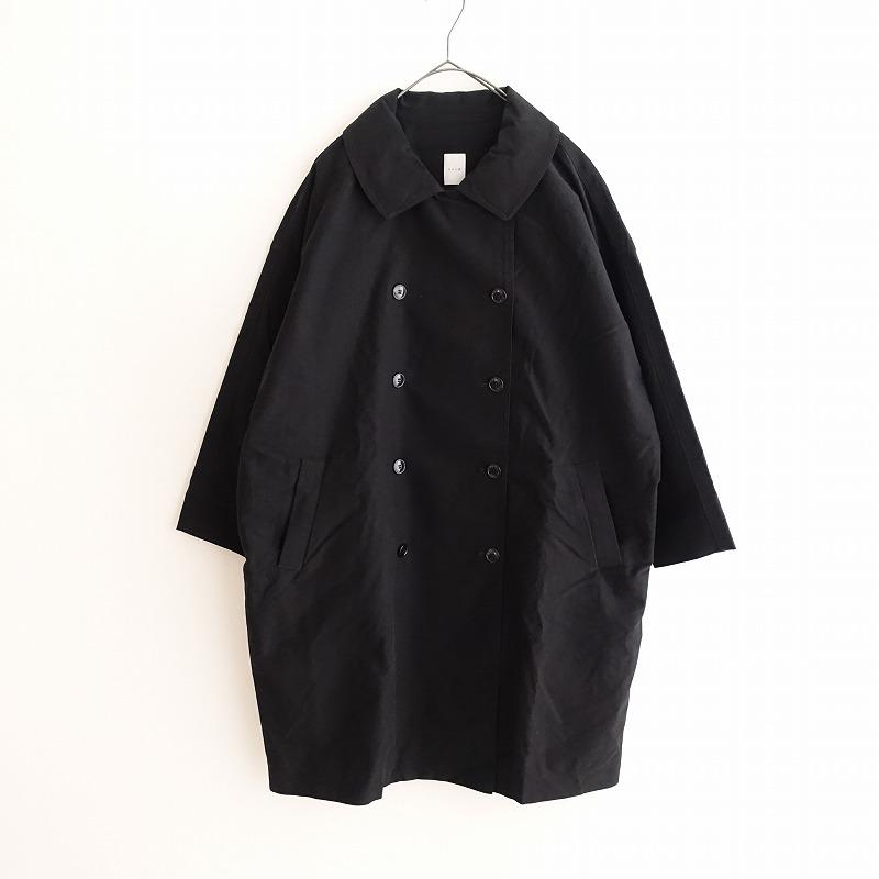 定価3.0万】TANDEY 休日と詩 *ペリカンコート*黒ブラック無地ロング  
