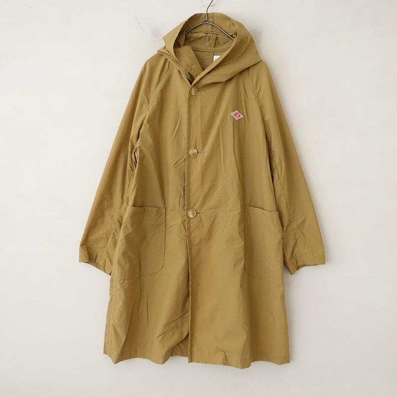 DANTON ダントン ナイロンタフタ　フードコート　36 キャメル Danton（ダントン） *ナイロンタフタフードコート*36キャメルフーディ