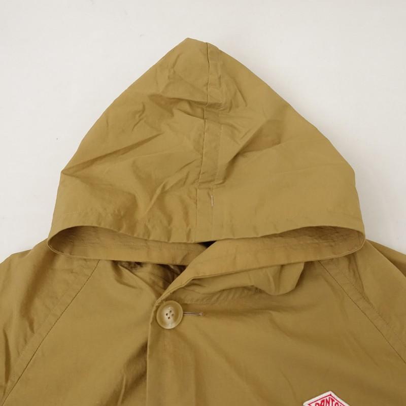 DANTON ダントン ナイロンタフタ　フードコート　36 キャメル Danton（ダントン） *ナイロンタフタフードコート*36キャメルフーディ
