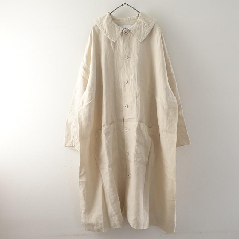 Veritecoeur（ヴェリテクール） *リネンコート*Fステンカラーロング麻