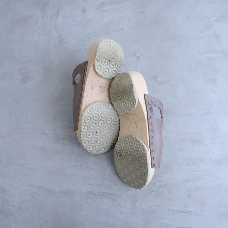 trippen（トリッペン） *JAFFA ウッドサンダル 35/22.5*レザー皮革