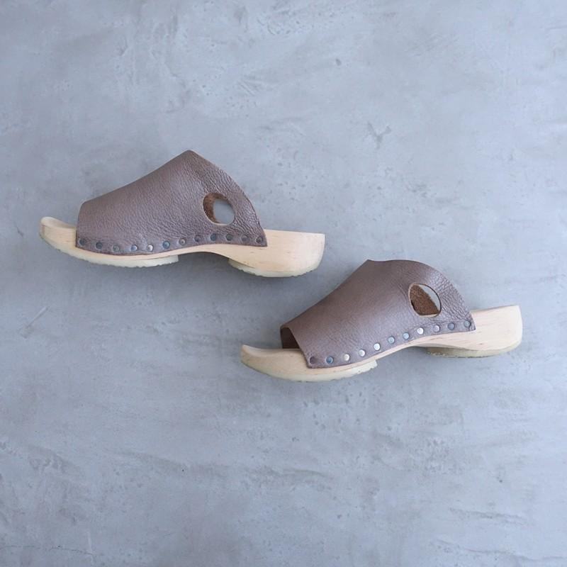 trippen（トリッペン） *JAFFA ウッドサンダル 35/22.5*レザー皮革