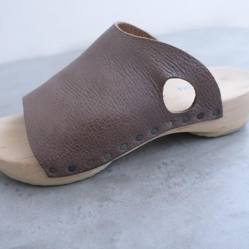 trippen（トリッペン） *JAFFA ウッドサンダル 35/22.5*レザー皮革