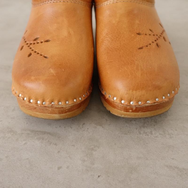 定価2.7万】TROENTORP トロエントープ *O'KKEFE CLOG レザーサボ