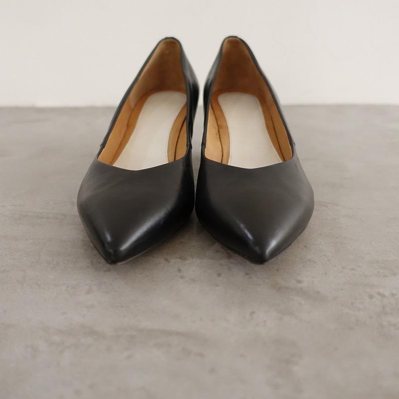 Maison Margiela（メゾンマルジェラ） *レザーパンプス 35.5/23.5*黒