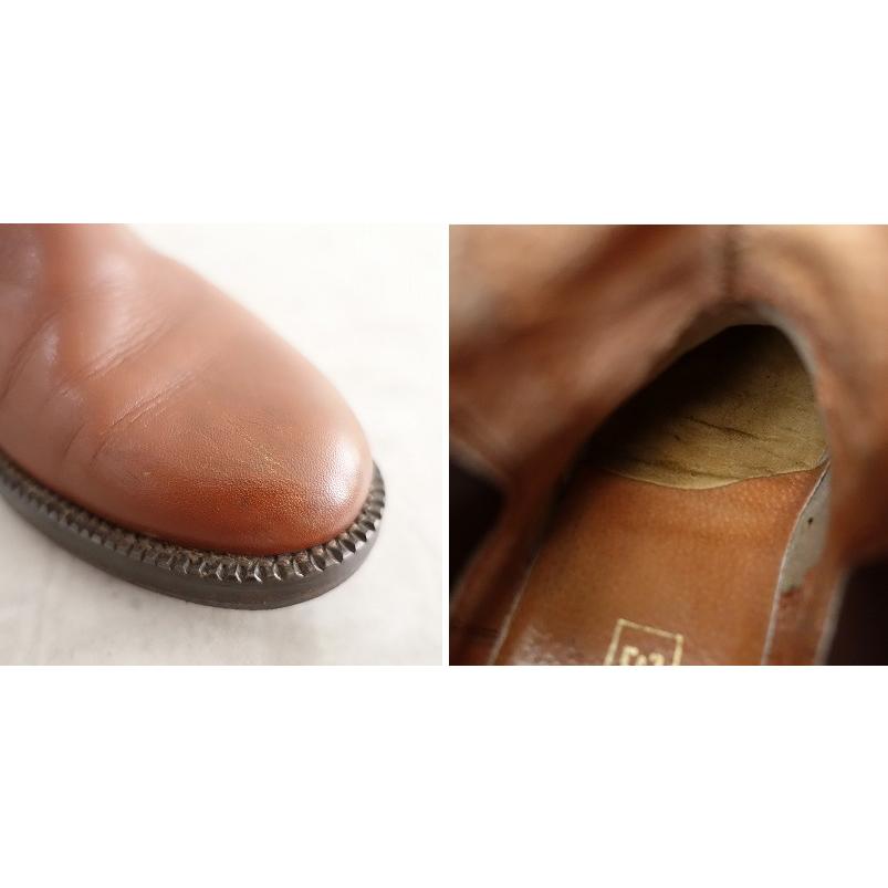 AIGLE（エーグル） *レザーショートブーツ 38/23.5*皮革ブラウン
