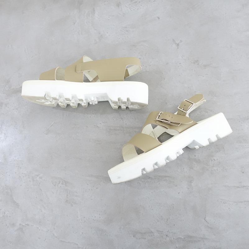 AURALEE オーラリー *FOOT THE COACHER 別注 レザーベルトサンダル 6.5 