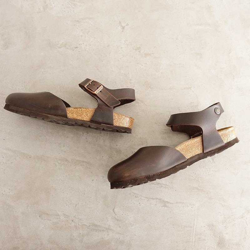BIRKENSTOCK ブラウン ストラップ付きシューズ 37 BIRKENSTOCK ブラウン ストラップ付きシューズ 37