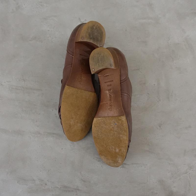 chausser（ショセ） *レザーレースアップシューズ 39/24.5/25*皮革 