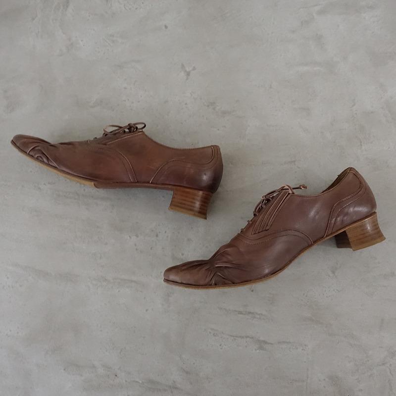chausser（ショセ） *レザーレースアップシューズ 39/24.5/25*皮革 