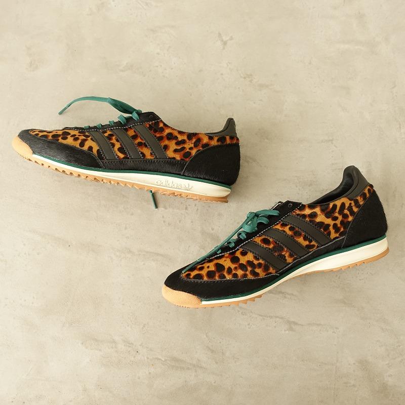 美品/定価1.6万】アディダス adidas *レオパードスニーカー US7.5/UK6