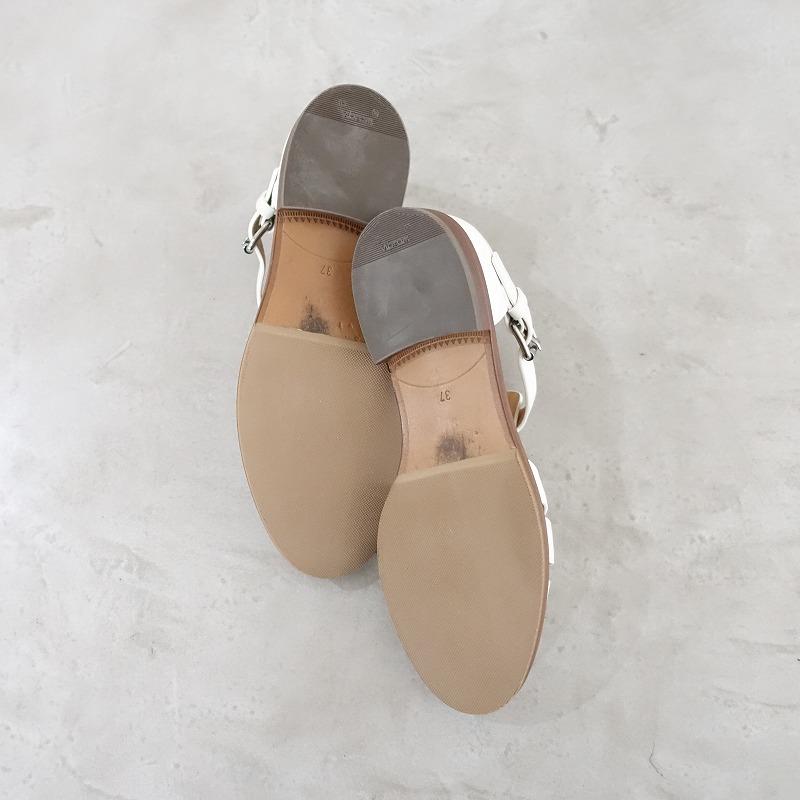 チャーチ CHURCH'S *KELSEY グルカサンダル 37/23.5*レザー皮革オフ白