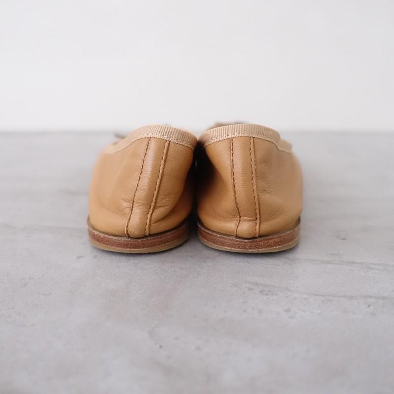 【新品未使用】レペット　バレエシューズ（サイズ37）キャメル色 レペット repetto *バレエシューズ 37/23*レザー皮革キャメル0425(sh10