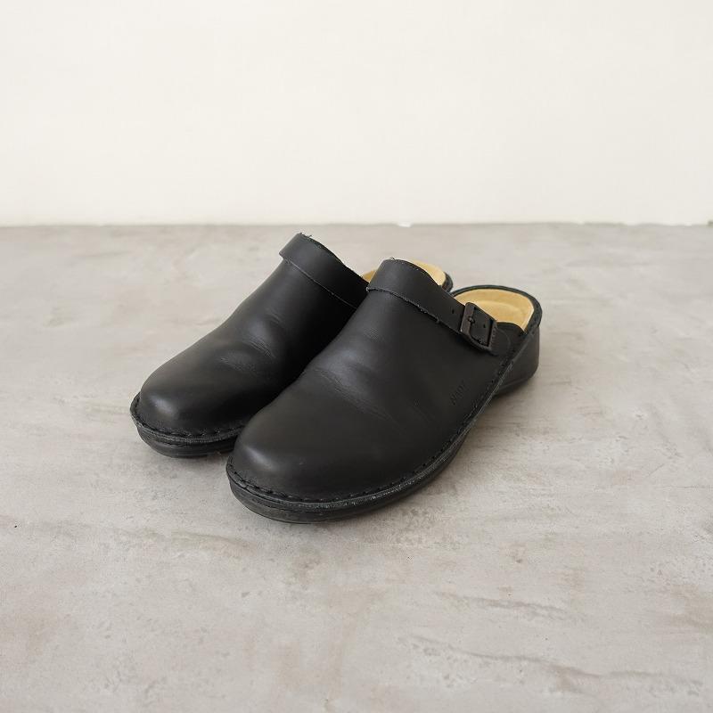 定価2.6万】ナオト NAOT *IRIS サボサンダル 39/L8/24.5*レザー皮革黒