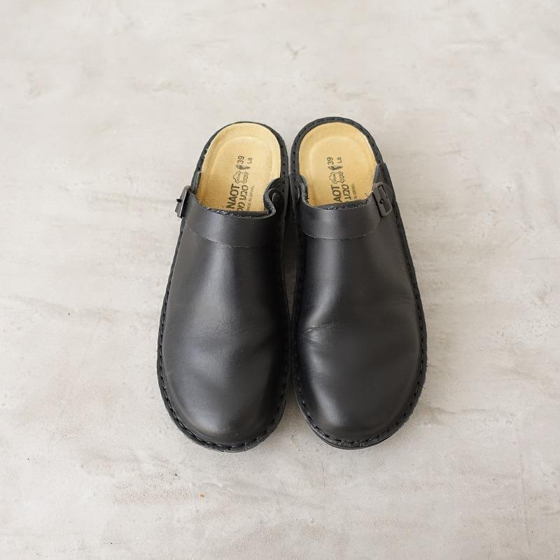 定価2.6万】ナオト NAOT *IRIS サボサンダル 39/L8/24.5*レザー皮革黒