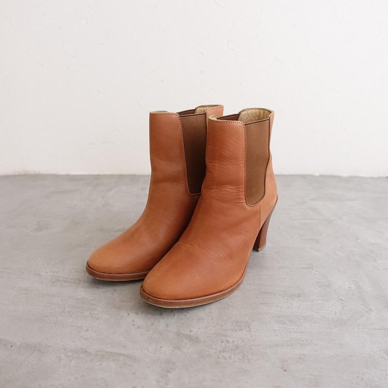 A.P.C.（アーペーセー） *レザーショートブーツ 36/23*皮革サイドゴア