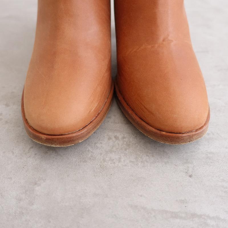 A.P.C.（アーペーセー） *レザーショートブーツ 36/23*皮革サイドゴア