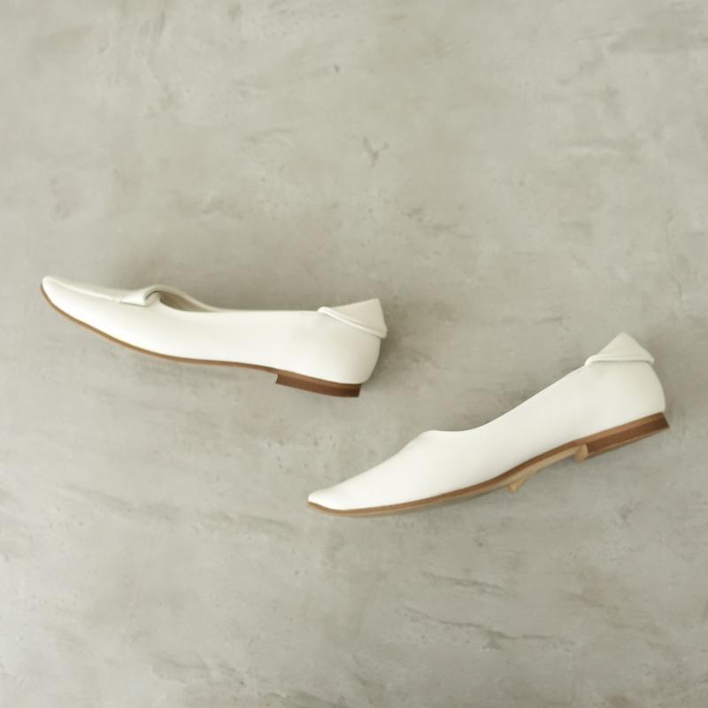 WASH ウォッシュ *フラットパンプス M/23*オフ白0625(sh10-2506-65