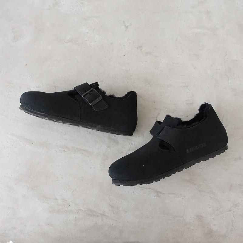Birkenstock ビルケンシュトックスエード カジュアルシューズ スエードxオイルドレザーの趣あるLONDON。 今の時期から秋冬