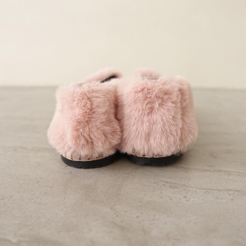 未使用】シューシャ Sciuscia *TRAGARA ファーシューズ 37/23.5*ピンク