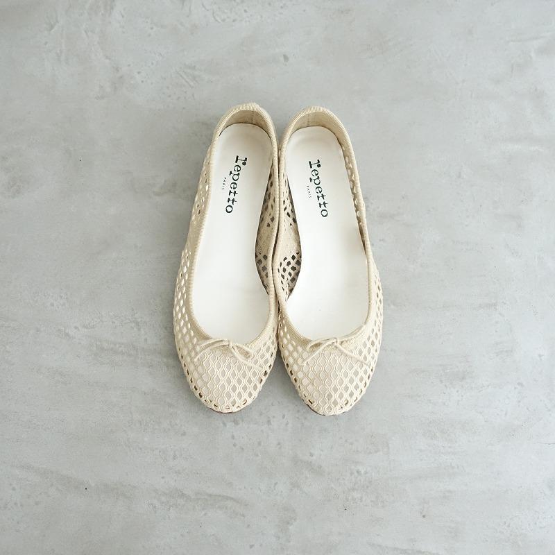レペット repetto *Cendrillon メッシュバレエシューズ 36.5/23 