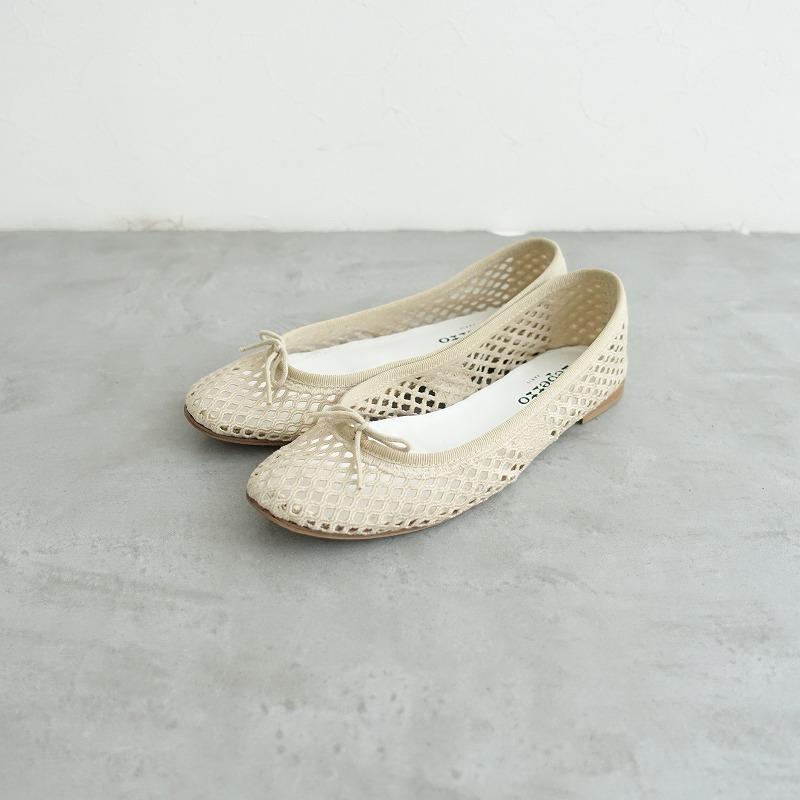 repetto ベージュ メッシュ バレエシューズ 即決大歓迎】 repetto