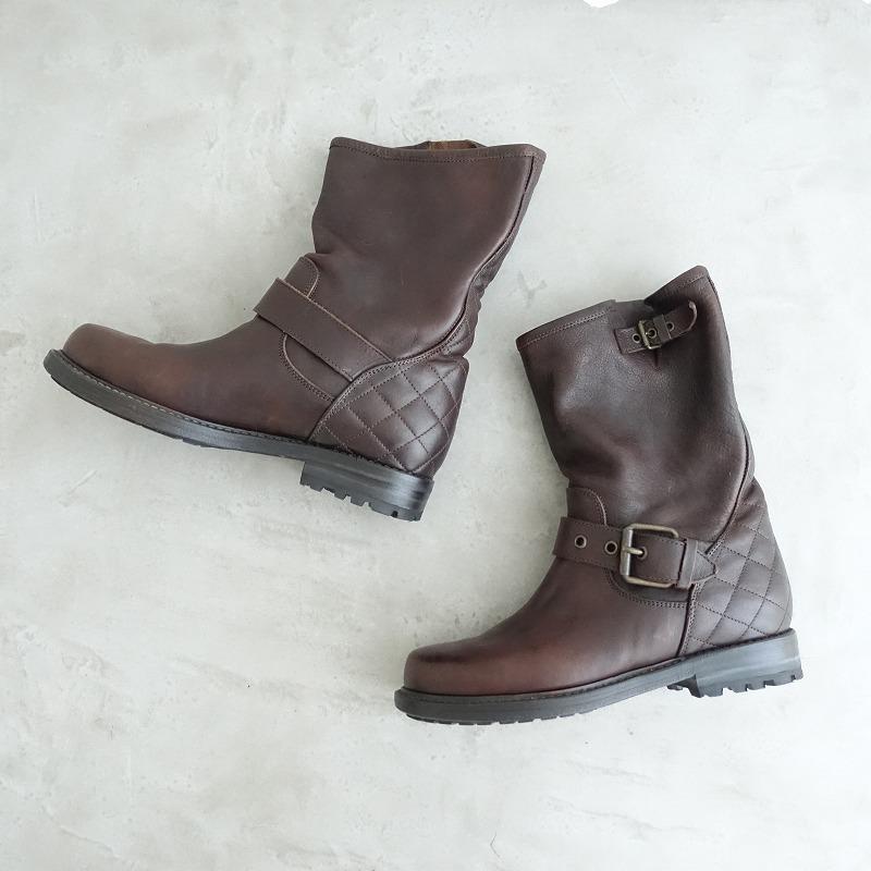 BUTTERO（ブッテロ） *エンジニアブーツ 38/24*レザー皮革ダーク